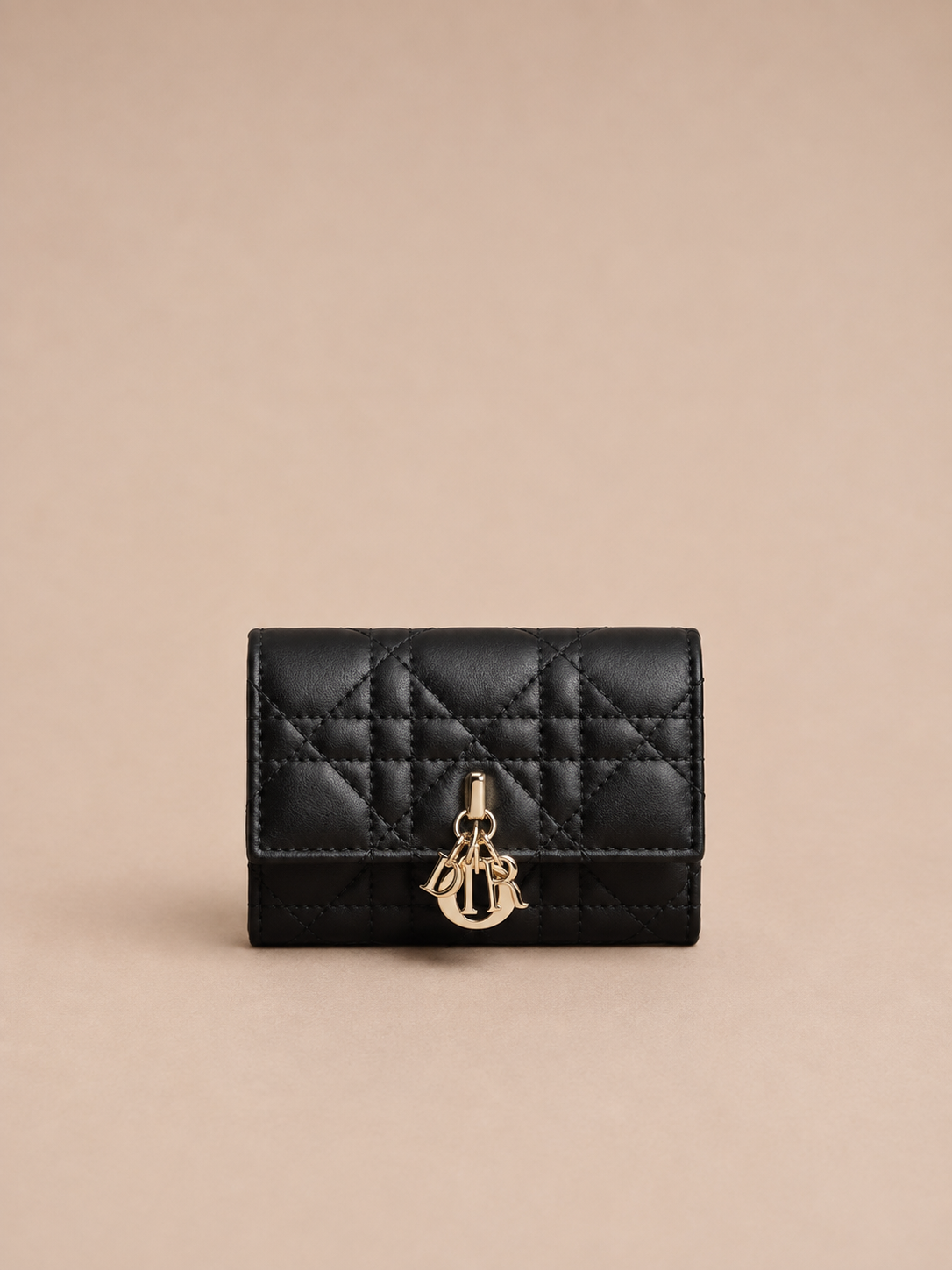 Dior - Compacte Portemonnee Zwart