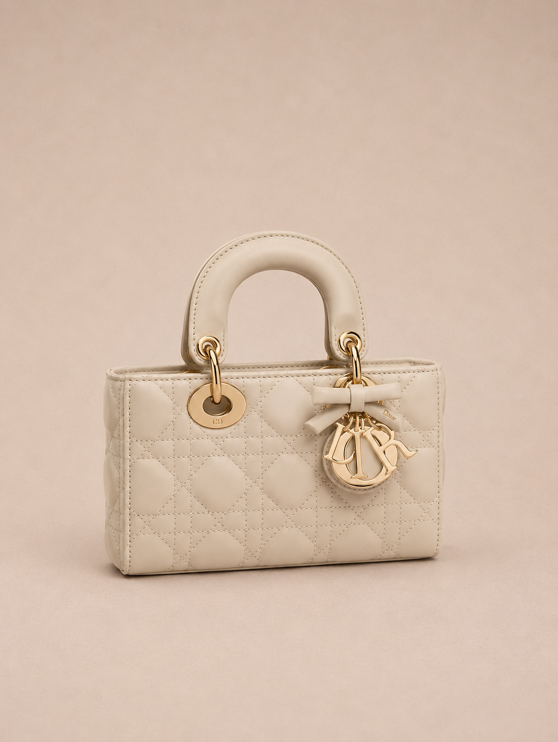 Dior - Mini Lady Handbag Crème