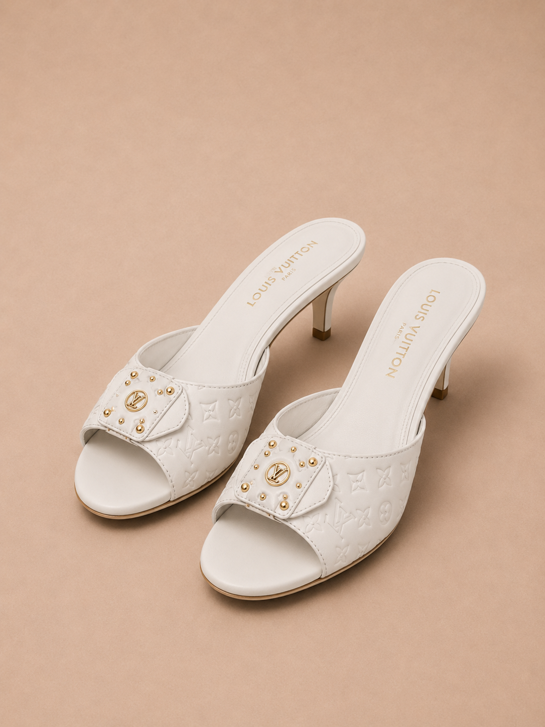 LV - Low Heels Wit