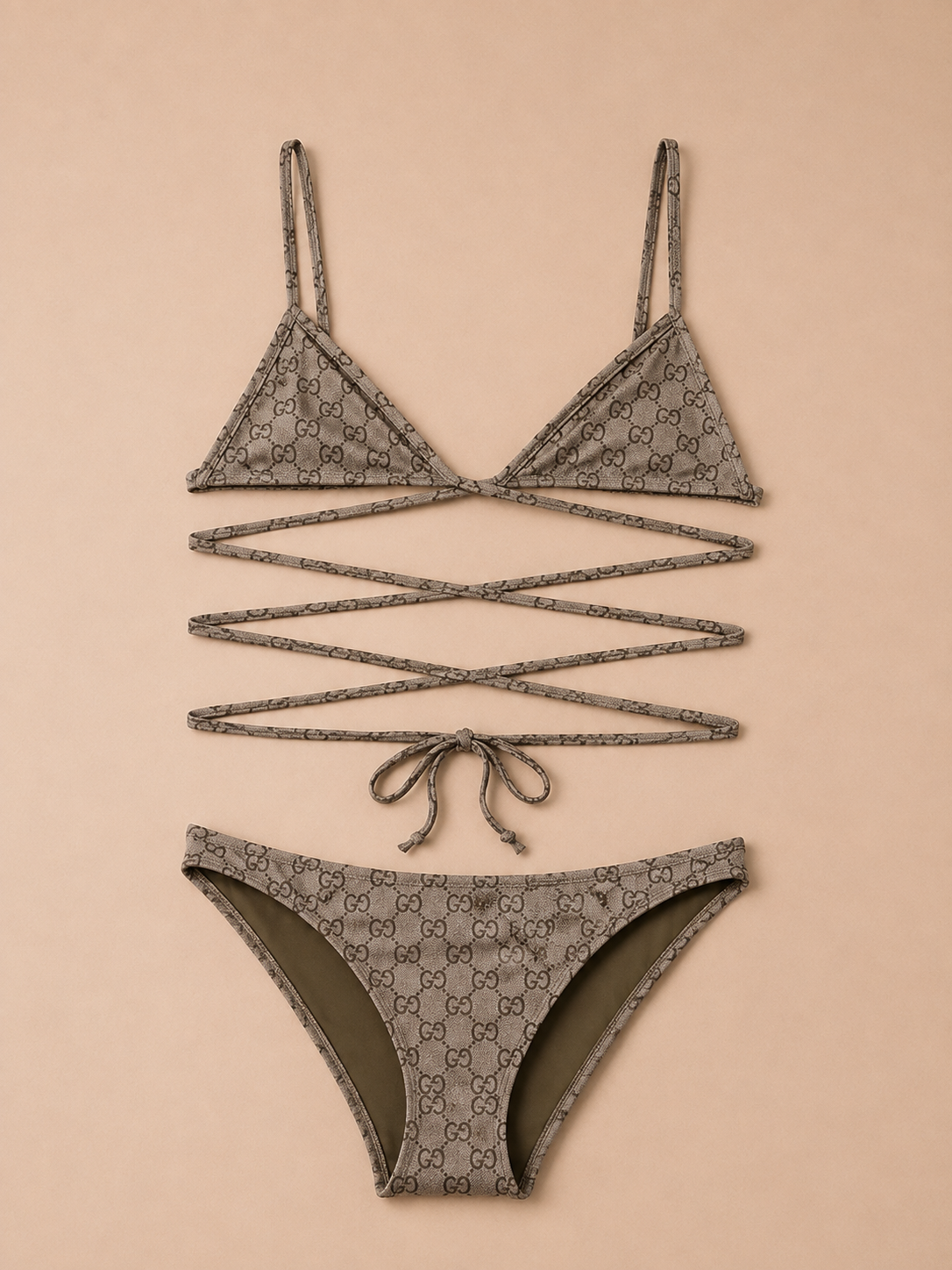 Gucci - Stretch Bikini Met Print