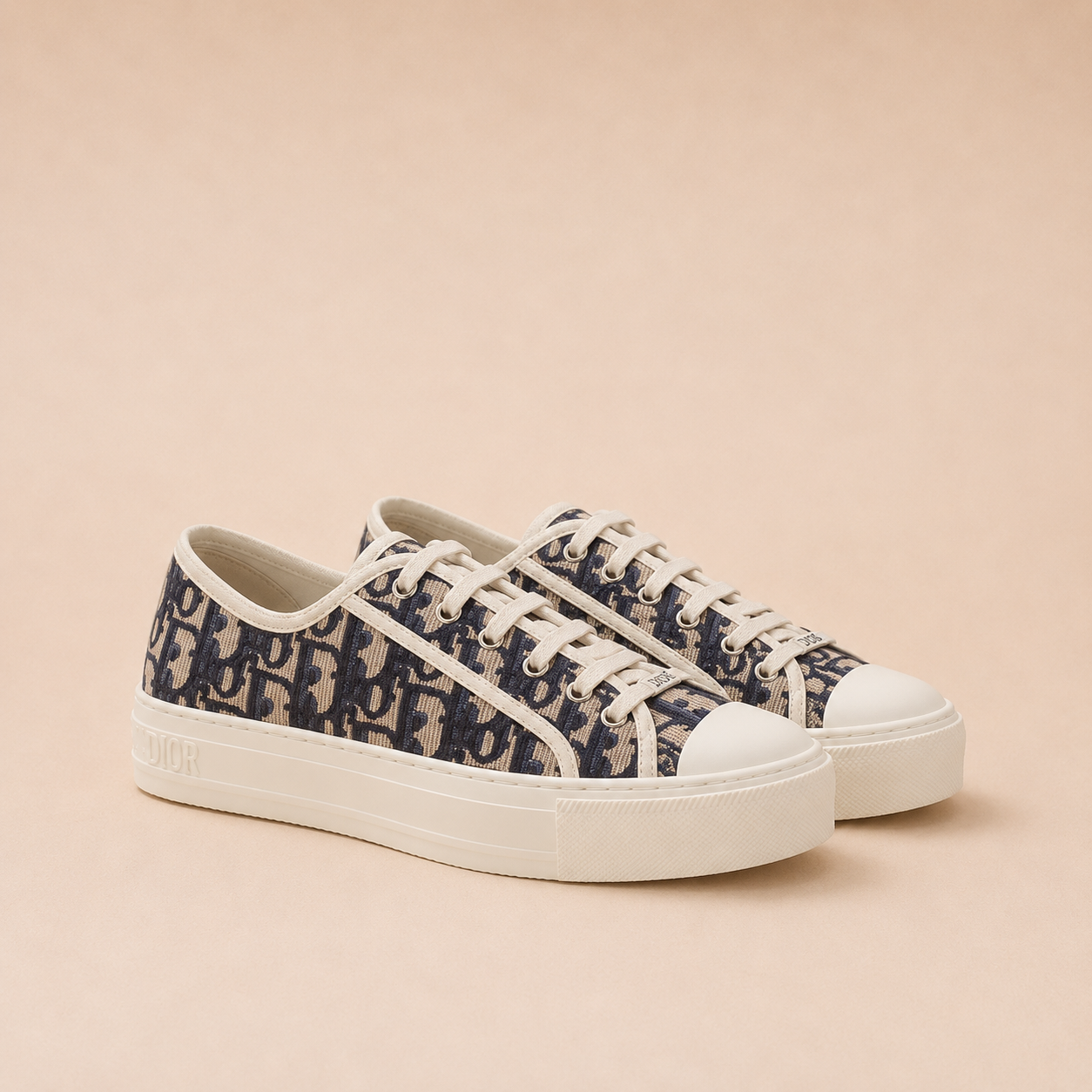 Dior - Canvas Plateausneaker Navy