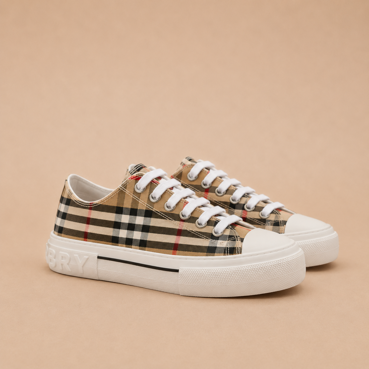 Burberry - Check Sneaker Beige