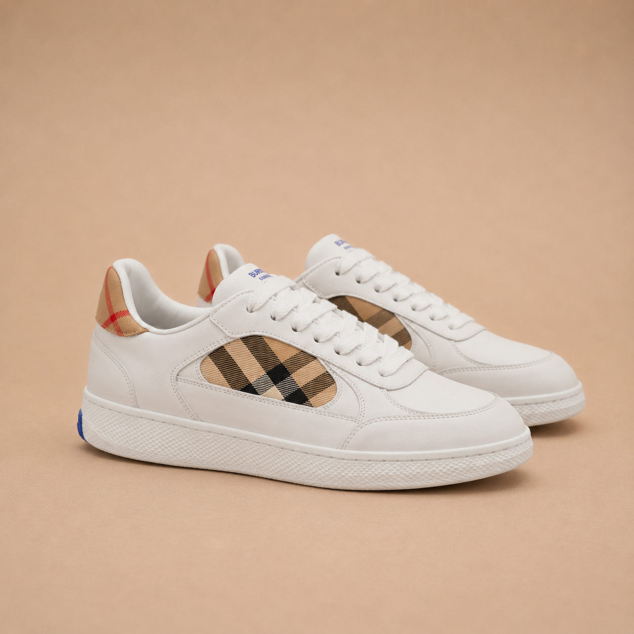 Burberry - Leren Sneaker Wit