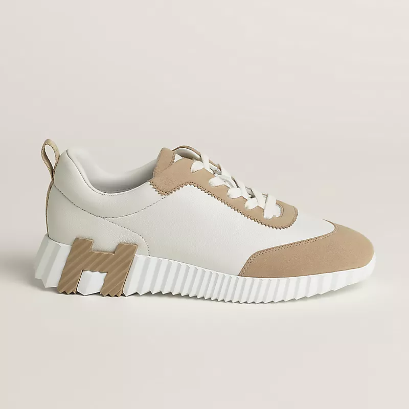 Hermes - H Sneaker Wit Beige