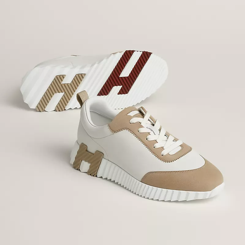 Hermes - H Sneaker Wit Beige