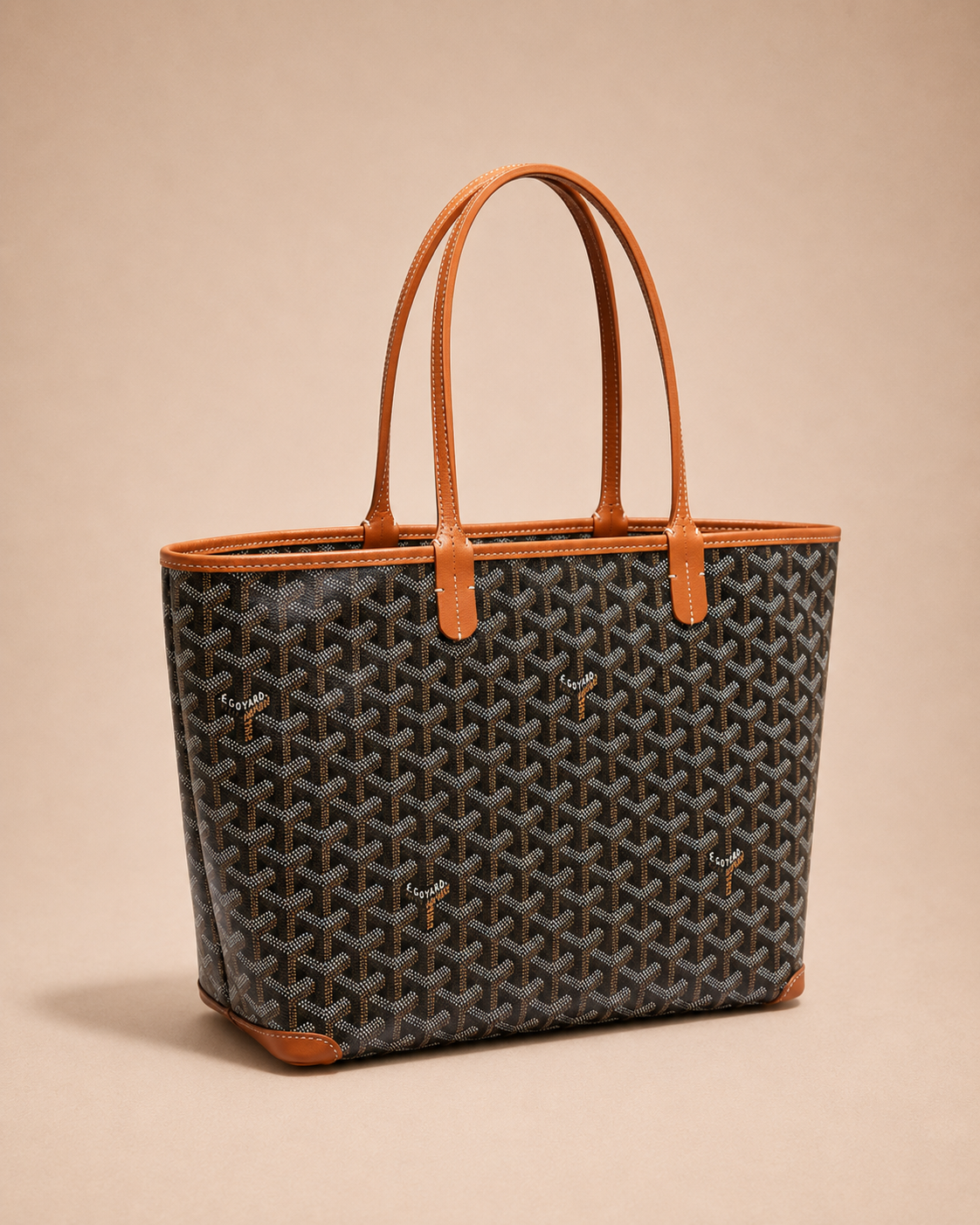 GYD - Monogram Bag Tan & Black