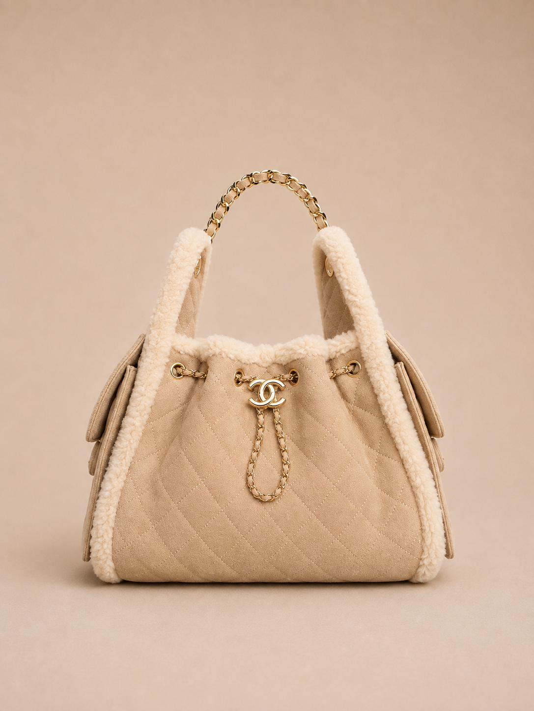 Kleine ChaneI 25 Tas Beige