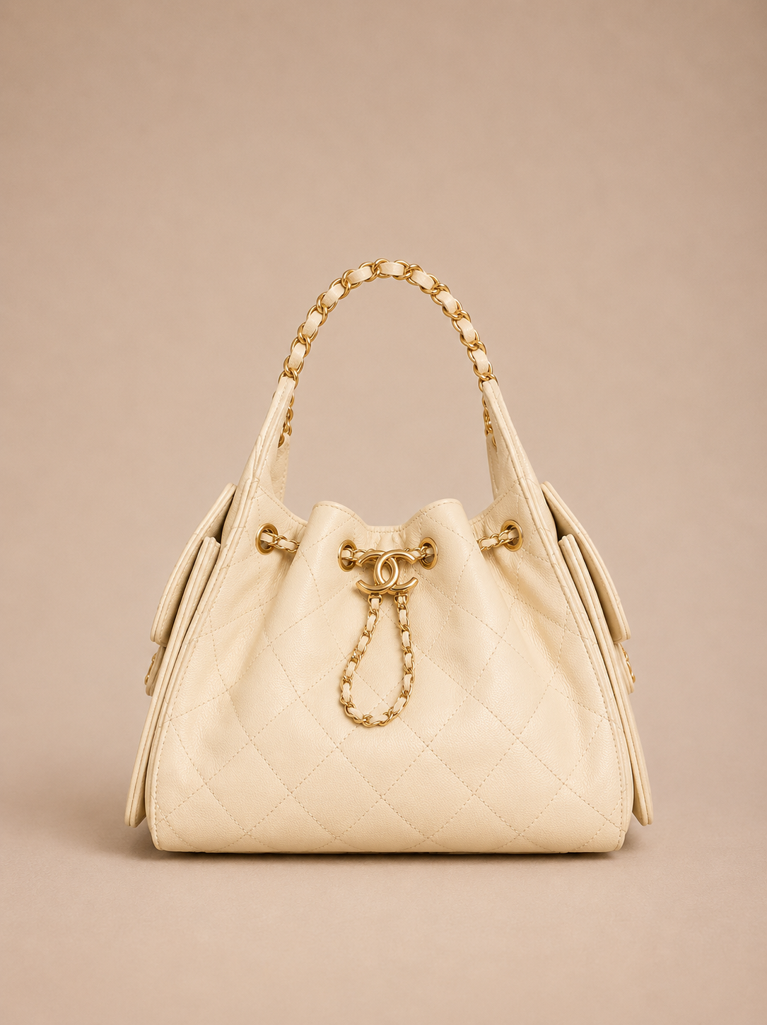 Kleine ChaneI 25 Tas Crème