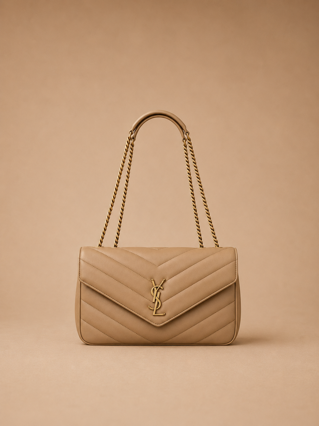 YSL - LouLou Medium Tan